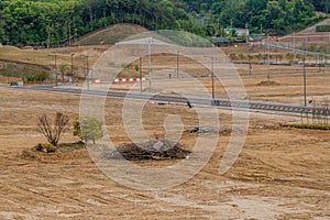 Construction site for new subdivision