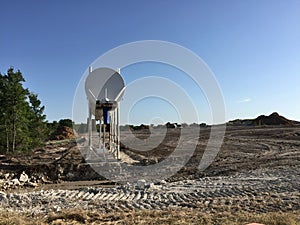 Construction site for new subdivision