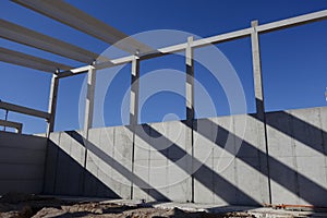 Precast structure in construction