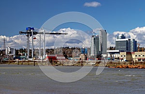 Construction site and River Industrial Zone