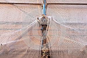 Construction site safety net