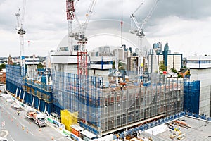 Construction site screens system photo