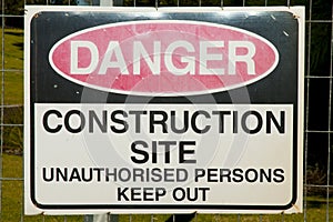 Construction Site Sign