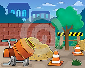 Construction site theme image 1