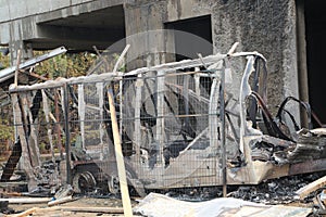 Construction site trailer burned down- fire insurance