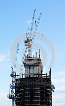 Construction of skyscrapers of the international business centre