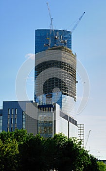 Construction of skyscrapers of the international business centre