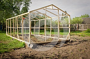 Construction of a small greenhouse