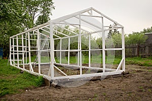 Construction of a small greenhouse