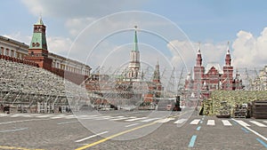 Construction Staging at Red Square