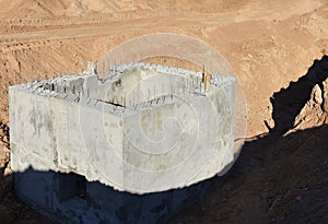 Construction of stormwater pits, sanitary sewer system distribution chamber and pump station. Sewerage manhole and pipes line