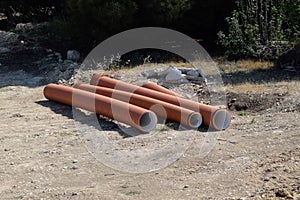 Construction of stormwater and sewerage at roads and highways. Transportation sewer