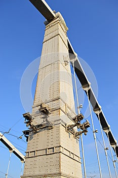 Construction of suspension bridge