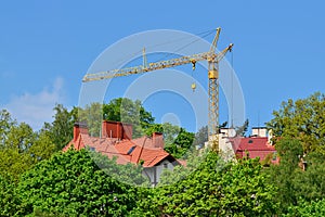 Construction. Svetlogorsk (Rauschen). Kaliningrad region, Russia