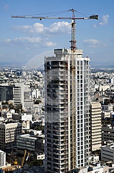 Construction in Tel-Aviv