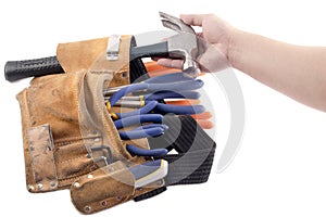 Construction tool belt