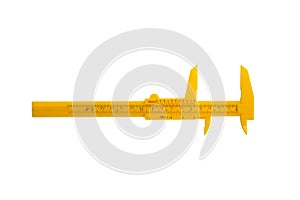 Construction tool - caliper, on white background