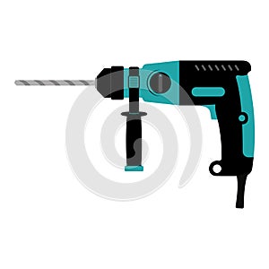 Construction tool puncher, color isolated vector illustration in cartoon style