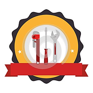 Construction tools equipment icon