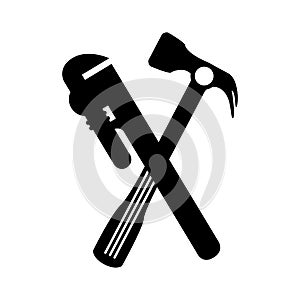 Construction tools equipment icon