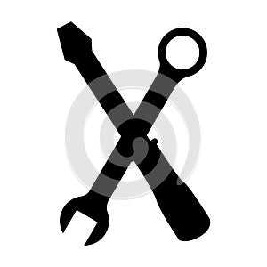 Construction tools equipment icon