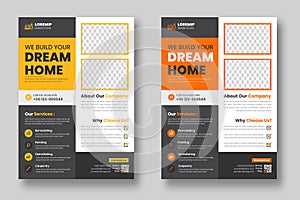 Construction tools home improvement Business Flyer Template