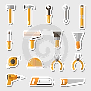Construction tools. Icon vector design