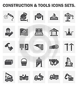 Construction and tools icon