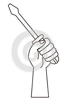 Construction tools caroon