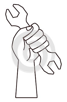 Construction tools caroon