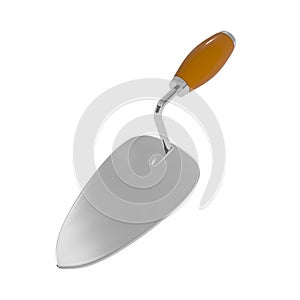 Construction Trowel isolated on white