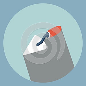 construction trowel. Vector illustration decorative design