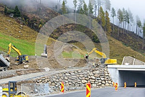 Construction of Tunnel in Austria