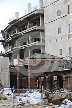 Construction at the University of Md`s stadium