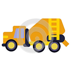 Construction vechicle icon design element