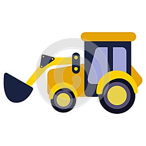 Construction vechicle icon design element