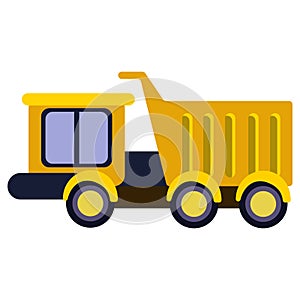 Construction vechicle icon design element