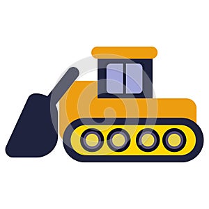 Construction vechicle icon design element