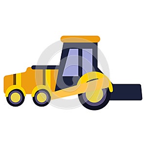 Construction vechicle icon design element