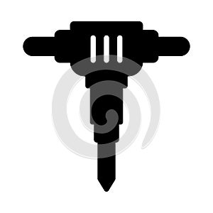 Construction vector glyph flat icon