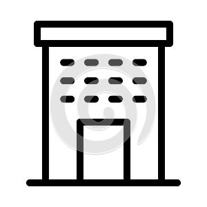 Construction vector thin line icon