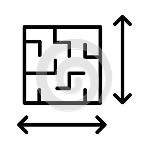 Construction vector thin line icon