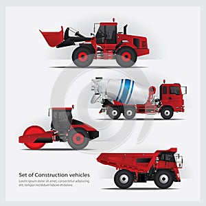 Construction Vehicles Set