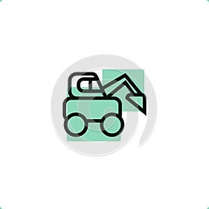 Construction Vehicles: Skid Steer Loader icon