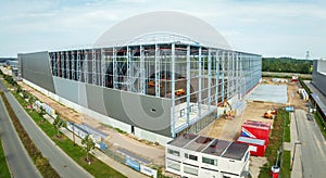 construction of a warehouse