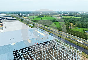 construction of a warehouse