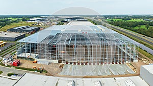 construction of a warehouse