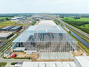 construction of a warehouse