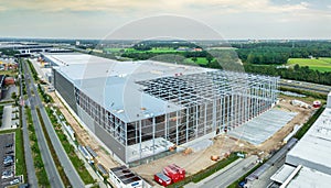 construction of a warehouse