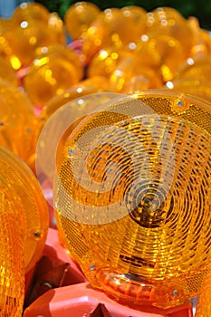 Construction warning flashers